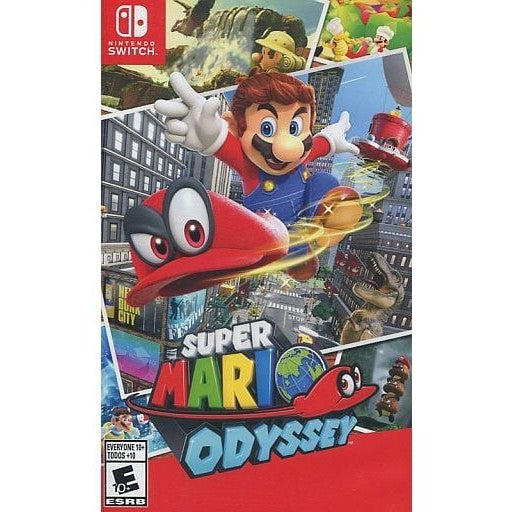 【中古即納】[お得品][表紙説明書なし][Switch] SUPER MARIO ODYSSEY(スーパーマリオ オデッセイ) 北米版 任天堂(LA-H-AAACA-USA)(20171027)