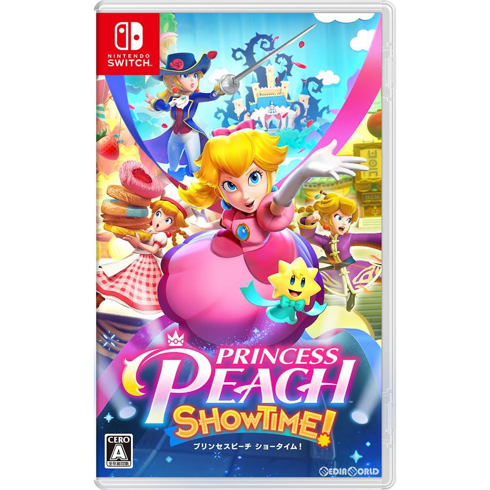 【中古即納】[お得品][表紙説明書なし][Switch] プリンセスピーチ Showtime!(ショータイム!) 任天堂(20240322)