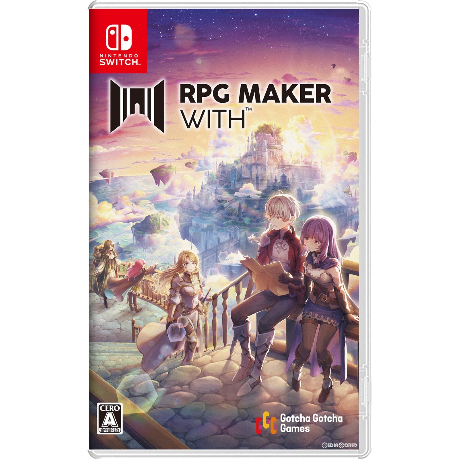【新品即納】[Switch]初回特典付(追加コンテンツ(DLC)「RPGツクールMVモンスターセット」チラシ) RPG MAKER WITH(アールピージーメーカー ウィズ) Gotcha Gotcha Games (20240411)
