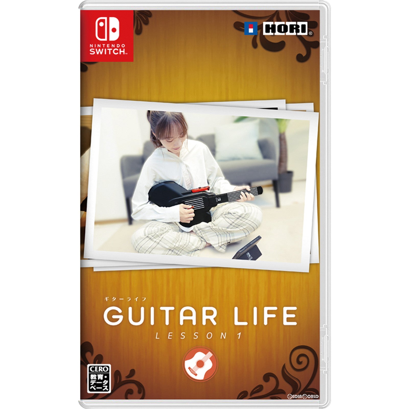 【新品即納】[Switch]GUITAR LIFE Lesson1 for Nintendo Switch(ギターライフ レッスン1 フォー ニンテンドースイッチ) 専用ギターコントローラー同梱 ホリ (20240425)