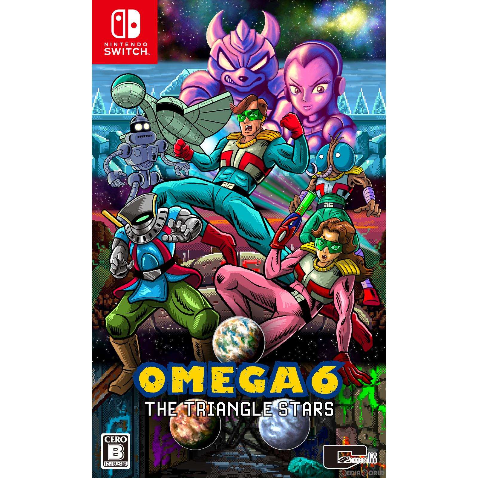 【中古即納】[Switch]OMEGA 6 THE TRIANGLE STARS(オメガ6 ザ トライアングルスターズ) 通常版(20240725)