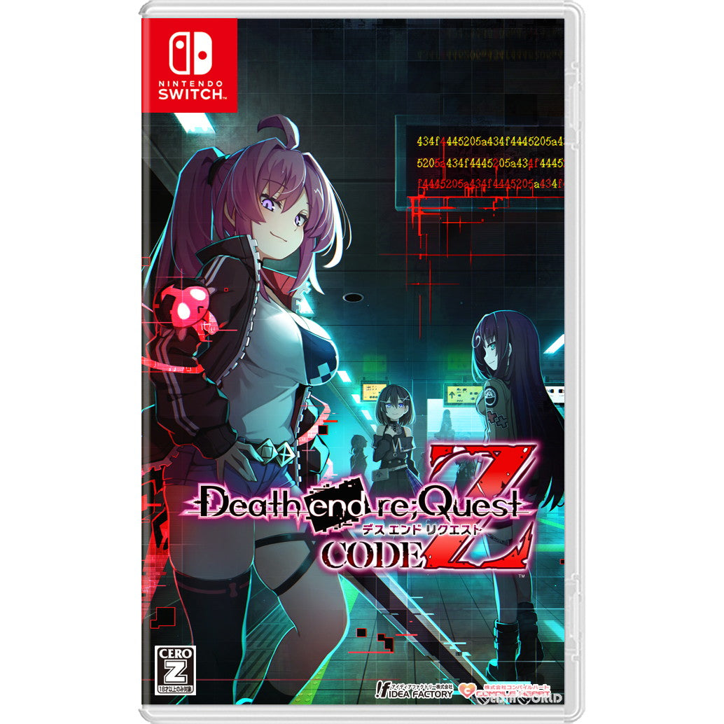 【新品即納】[Switch]初回特典付(推しを血まみれスタンプ) Death end re;Quest Code Z(デス エンド リクエスト コード ゼット) 通常版 コンパイルハート (20240919)