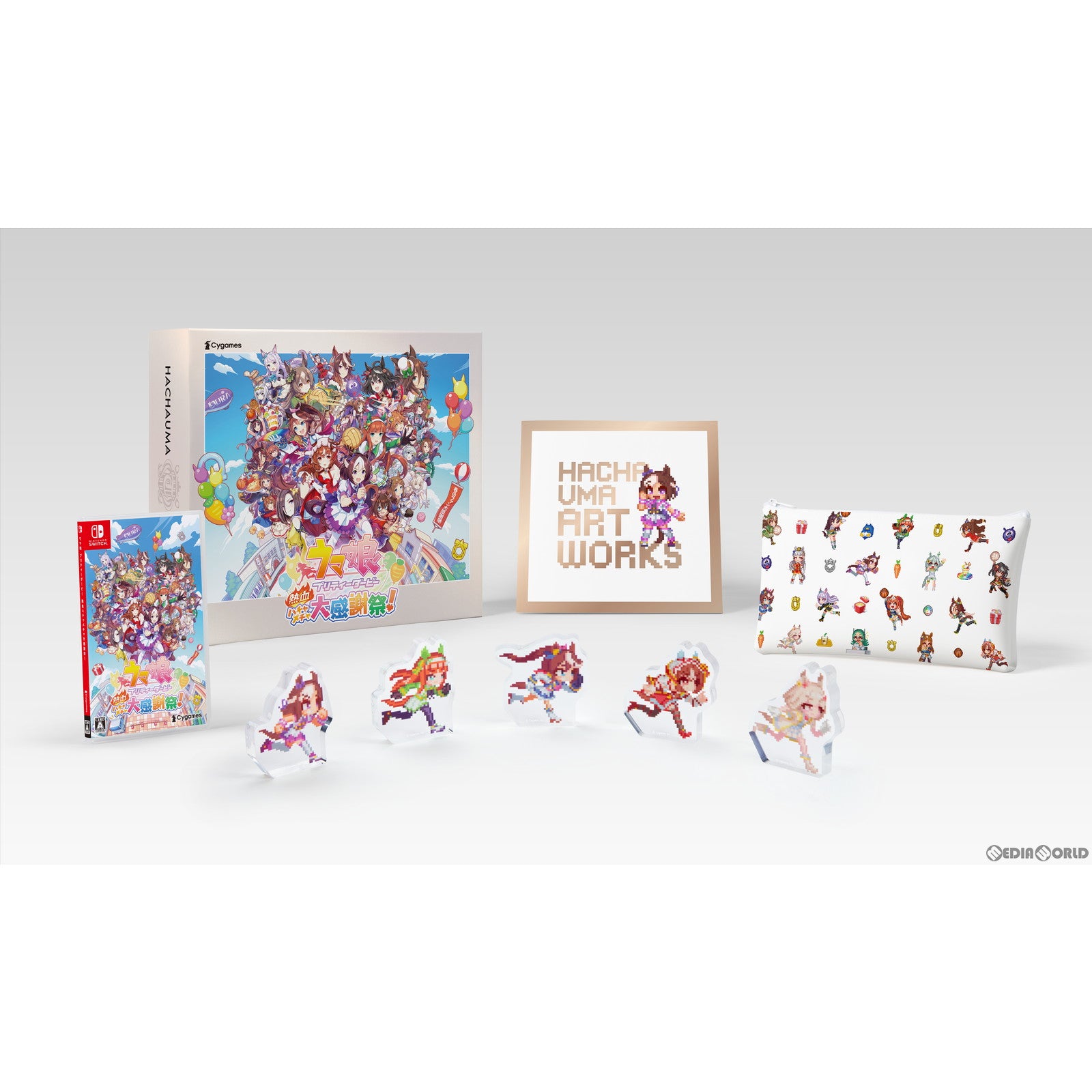 【中古即納】[Switch]ウマ娘 プリティーダービー 熱血ハチャメチャ大感謝祭! DELUXE BOX(限定版)(20240830)