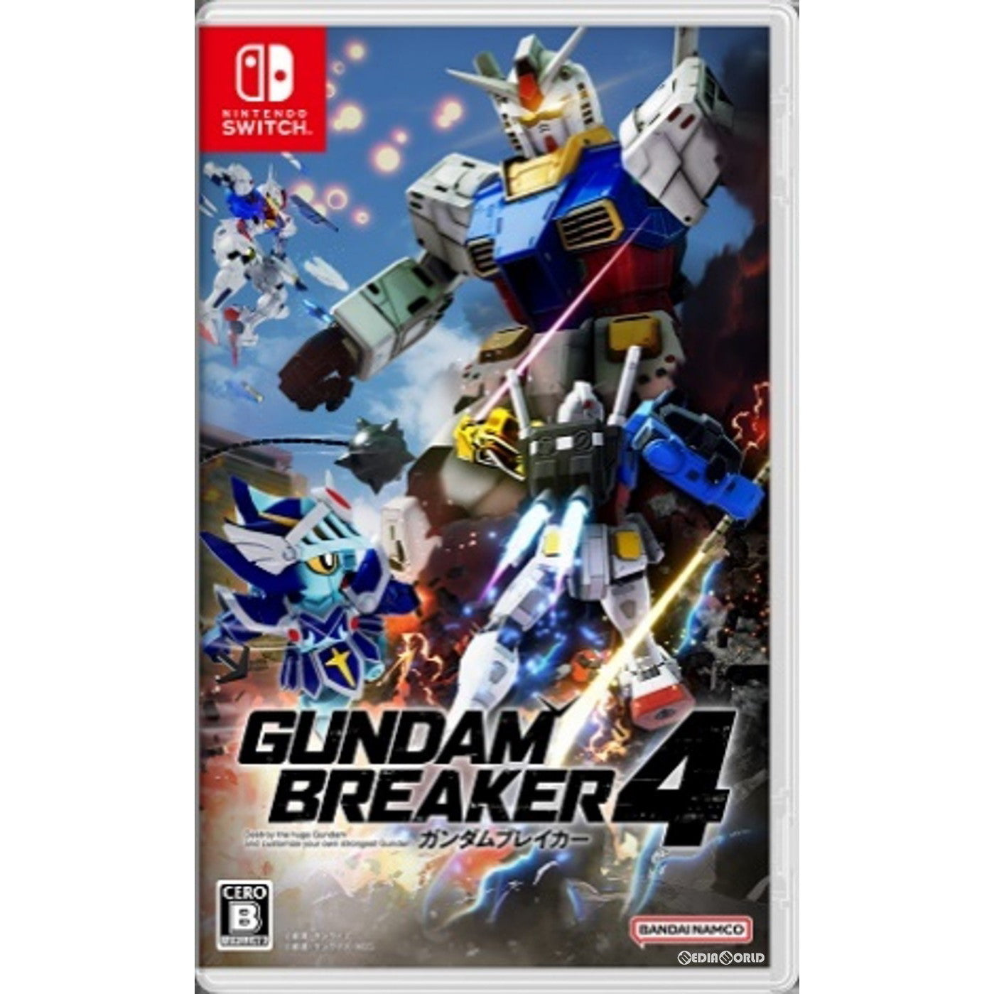 【中古即納】[お得品][表紙説明書なし][Switch]ガンダムブレイカー4(GUNDAM BREAKER 4) 通常版 バンダイナムコエンターテインメント (20240829)