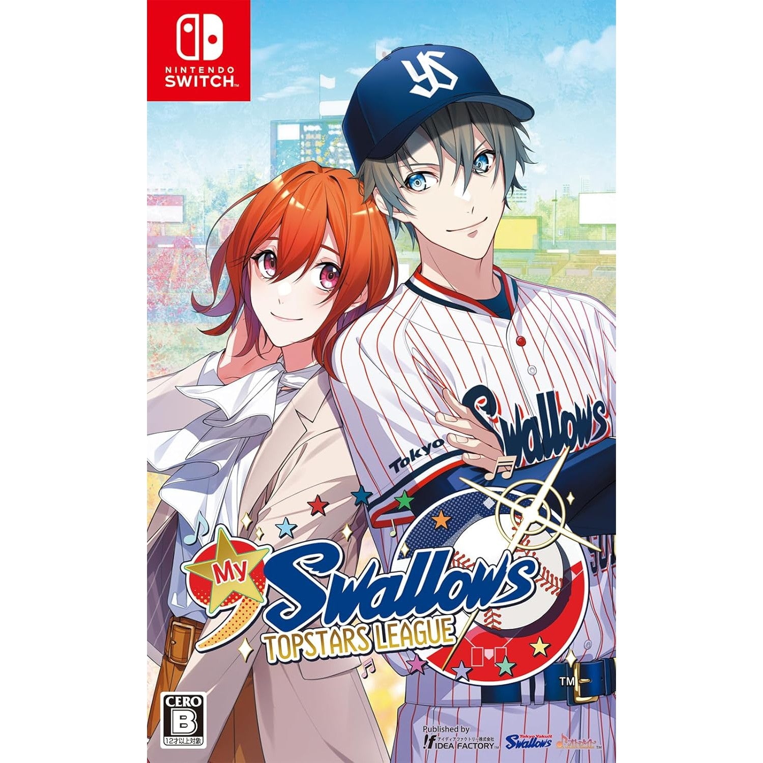 【新品即納】[Switch]予約特典付(ドラマCD「貸切のグランドスラム遊園地!」) My9Swallows TOPSTARS LEAGUE(マイナインスワローズ トップスターズ リーグ) 通常版 アイディアファクトリー (20240829)