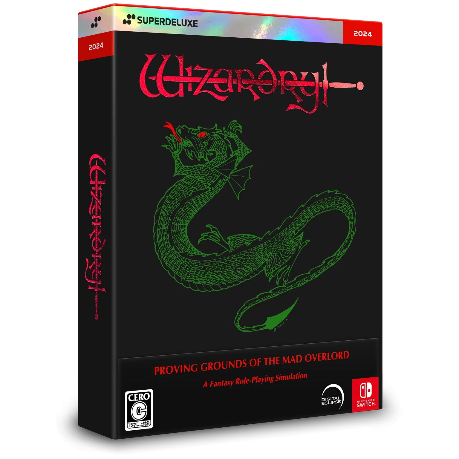 【新品即納】[Switch]Wizardry: Proving Grounds of the Mad Overlord(ウィザードリィ:プルーヴィング グラウンズ オブ ザ マッド オーバーロード) DELUXE EDITION(デラックスエディション)(限定版) SUPERDELUXE GAMES (20241010)