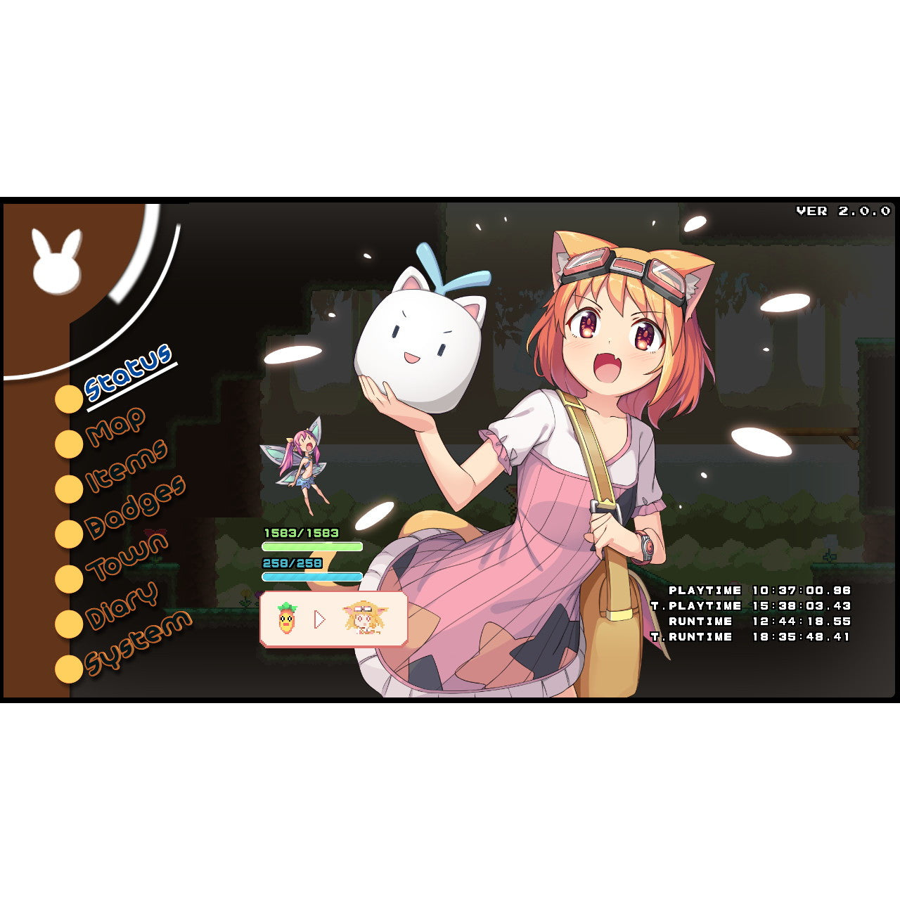 【新品即納】[Switch]初回特典付(メタルピンバッジ) Rabi-Ribi Platinum Edition(ラビリビ プラチナエディション) JUSTDAN INTERNATIONAL (20241024)