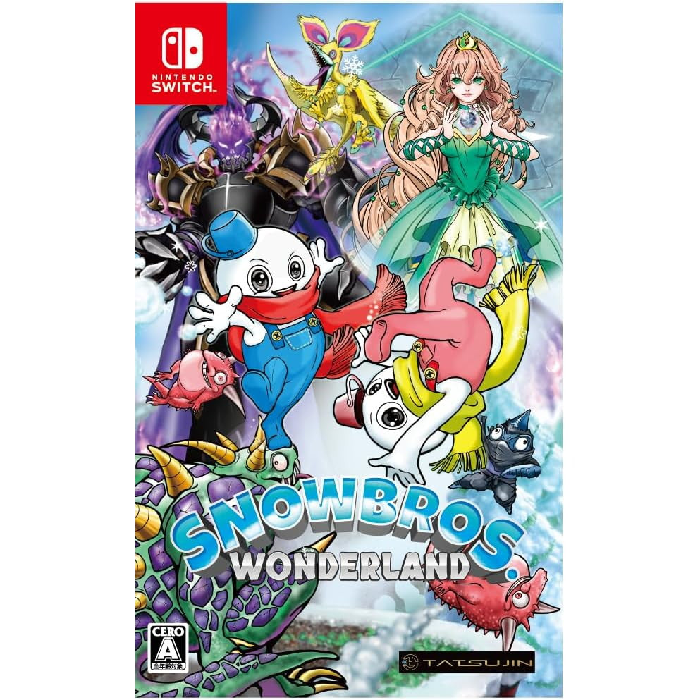 【新品】【お取り寄せ】[Switch] SNOW BROS. WONDERLAND(スノーブラザーズワンダーランド) 通常版 TATSUJIN(20241128)