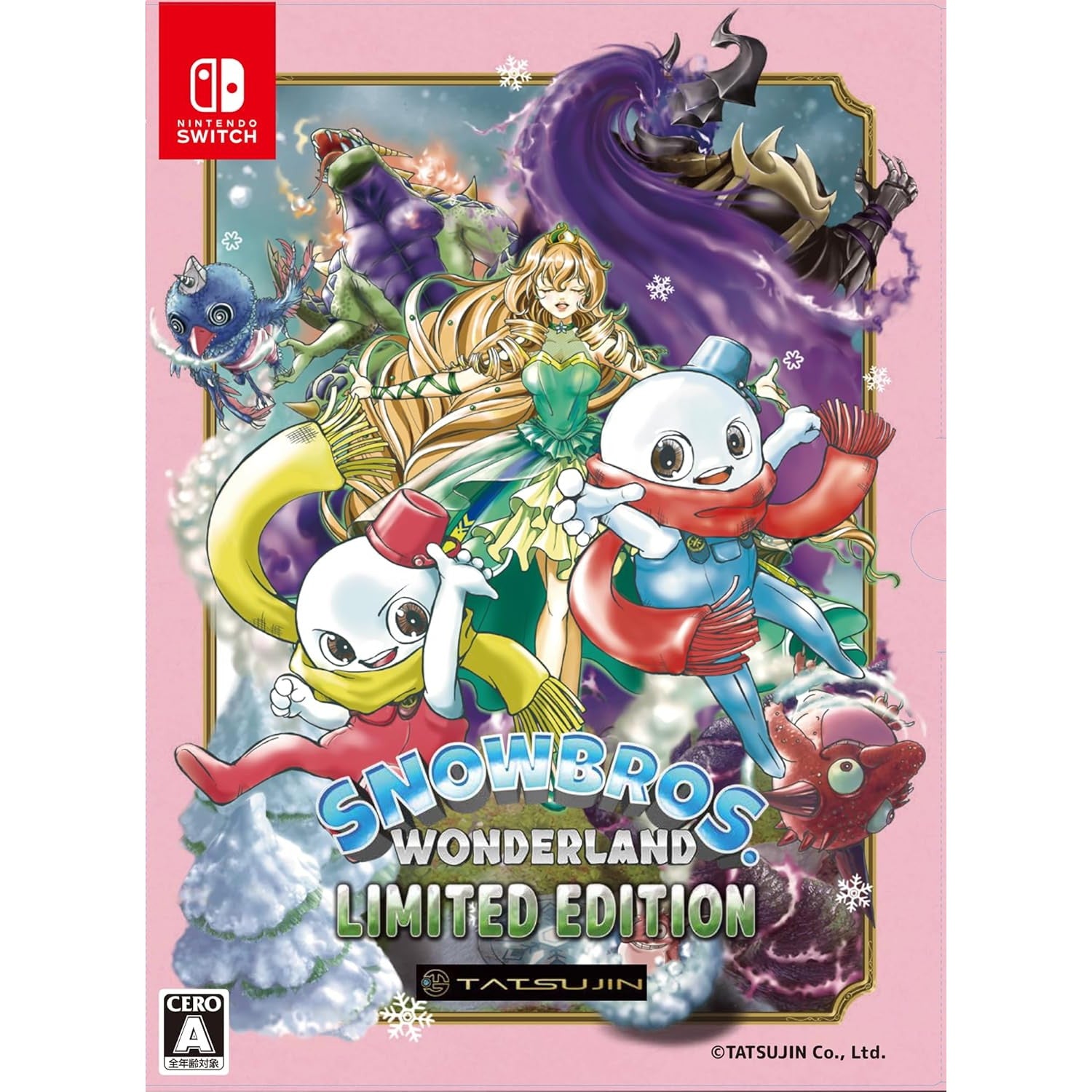 【中古即納】[Switch] SNOW BROS. WONDERLAND(スノーブラザーズワンダーランド) 限定版 TATSUJIN(20241128)