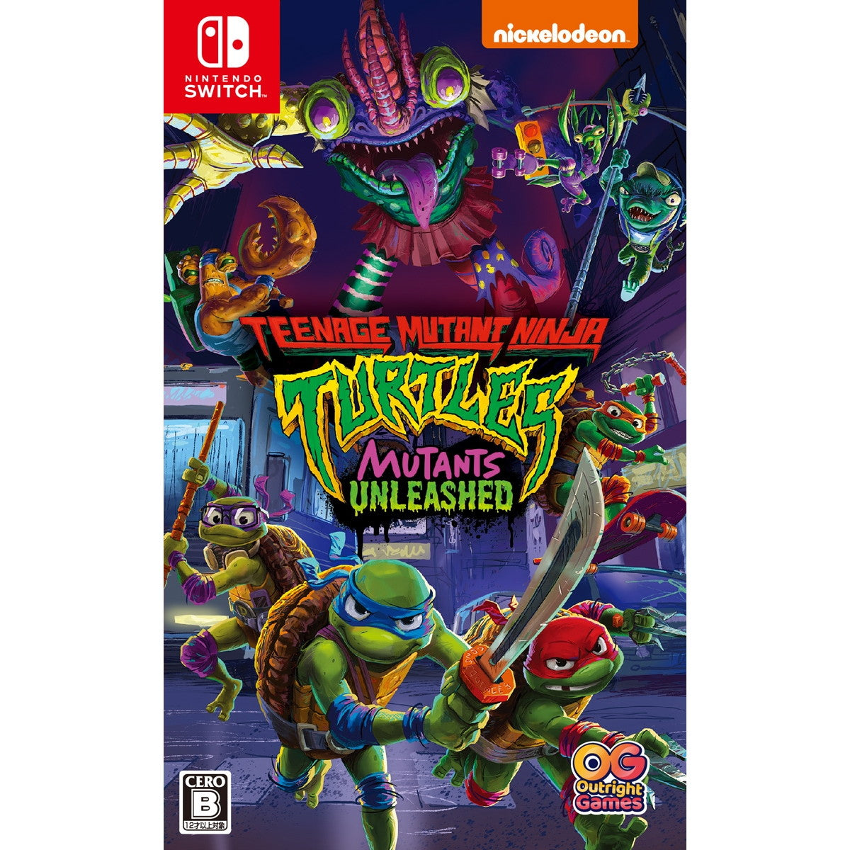 【新品即納】[Switch] ミュータント・タートルズ unleashed(アンリーシュト) Outright Games(20250130)