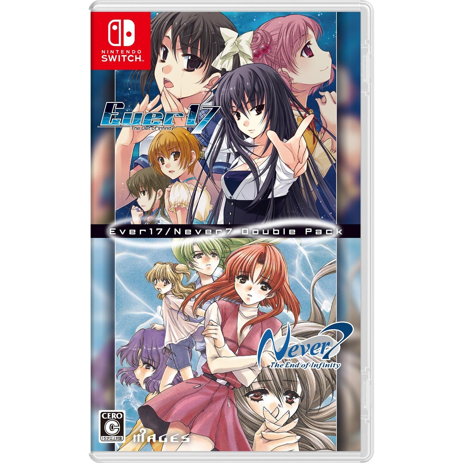 【中古即納】[Switch] Ever 17/Never 7 Double Pack(エバーセブンティーン ネバーセブン ダブルパック) 通常版 MAGES.(20250306)
