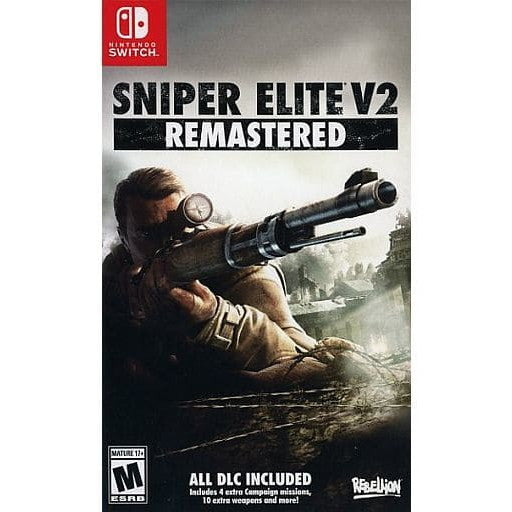【中古即納】[お得品][表紙説明書なし][Switch]SNIPER ELITE V2 REMASTERED(スナイパーエリートV2 リマスター) 北米版(LA-H-AN9KA) Game Source Entertainment (20191031)
