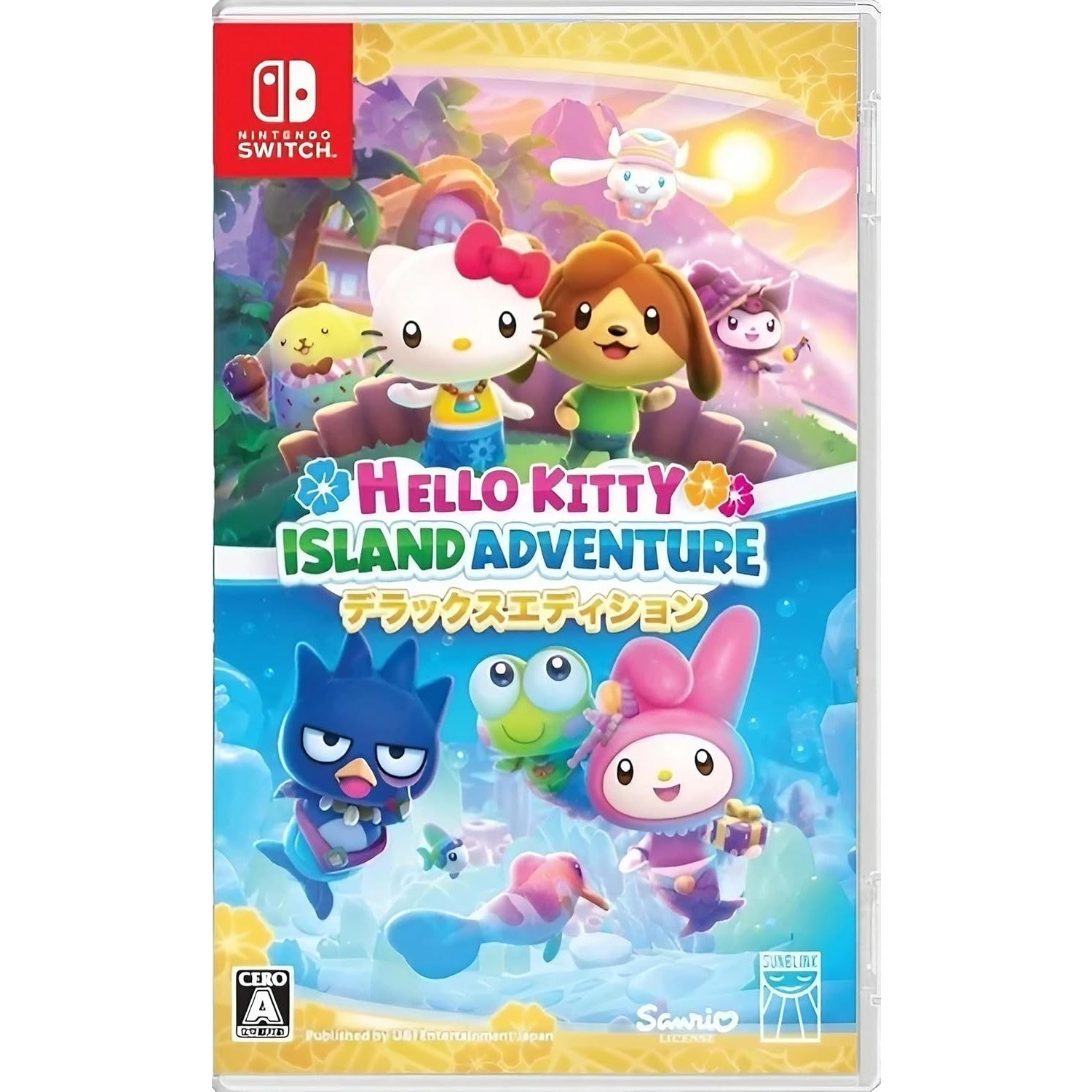 【新品即納】[Switch] 先着限定購入特典付属(特製マップ) ハローキティ アイランドアドベンチャー デラックスエディション Sunblink(20250417)