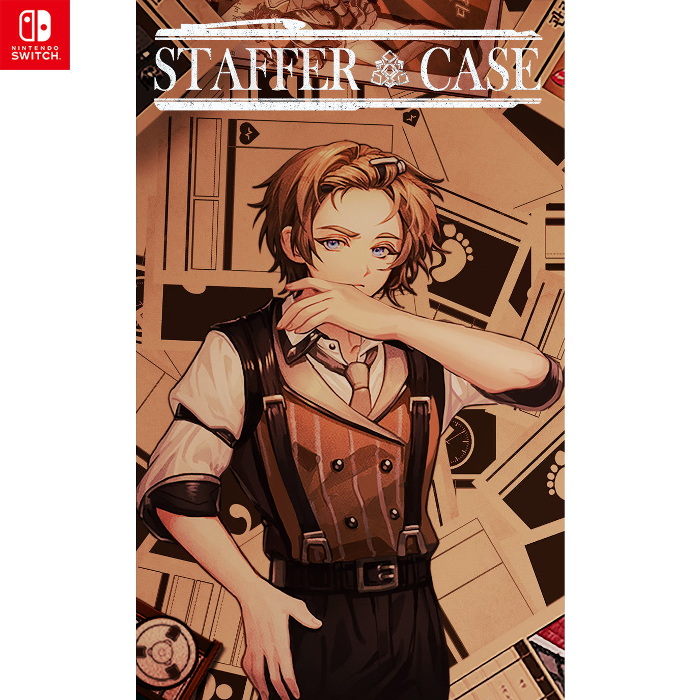 【新品即納】[Switch] 初回特典付(アクリルスタンド) Staffer Case(ステッパーケース) : 超能力推理アドベンチャー Deluxe Edition(限定版) SHINSEGAE I&C(20250529)