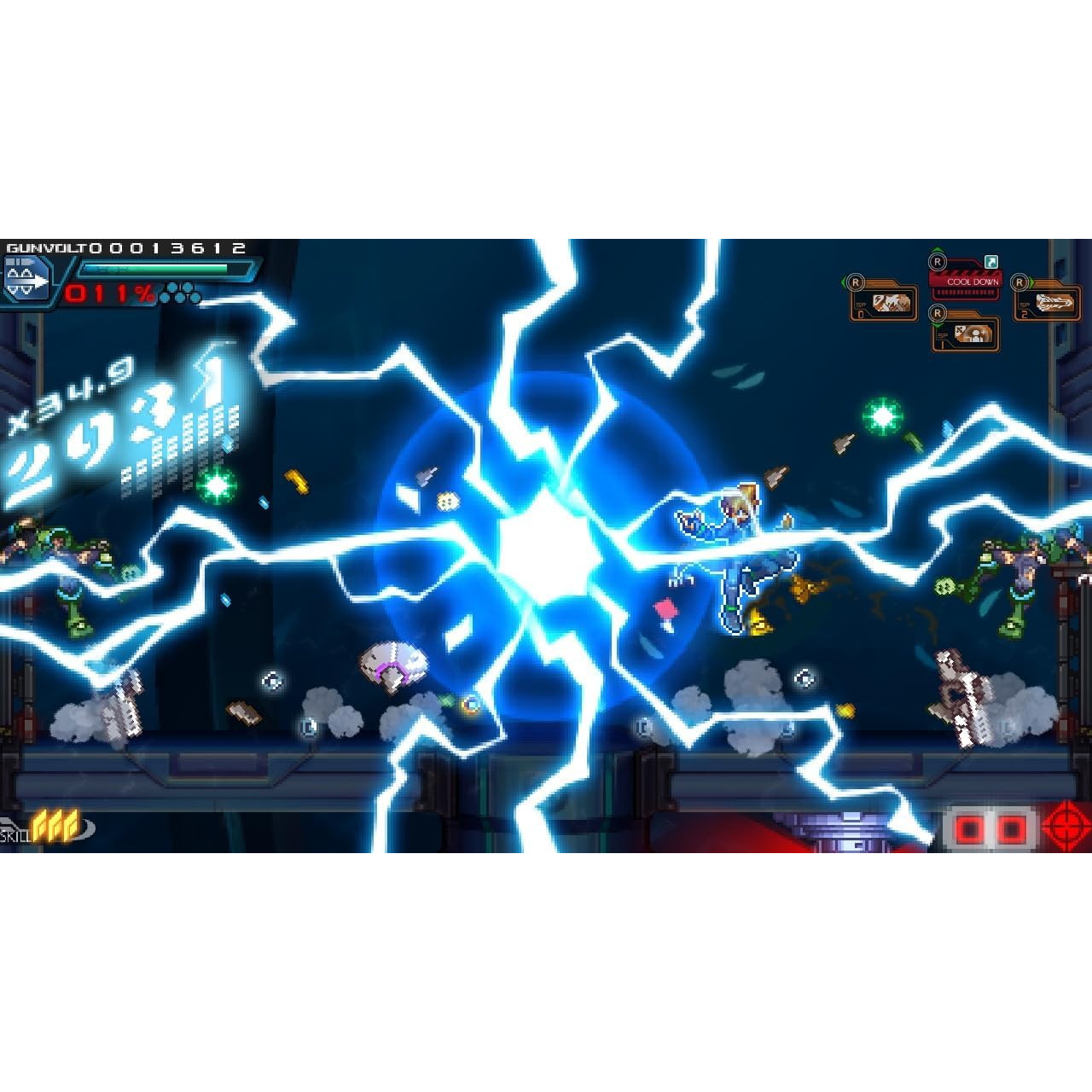 【中古即納】[Switch] 蒼き雷霆(アームドブルー) ガンヴォルト トライアングル エディション 10周年記念コンプリートBOX(限定版) インティ・クリエイツ(20250724)