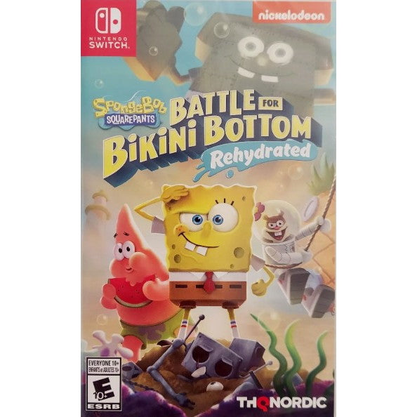 【中古即納】[Switch] SpongeBob SquarePants: Battle for Bikini Bottom Rehydrated(スポンジ・ボブ スクエアパンツ: ビキニボトムの戦い 水分補給) 北米版 THQ Nordic(LA-H-AWXEA)(20200623)
