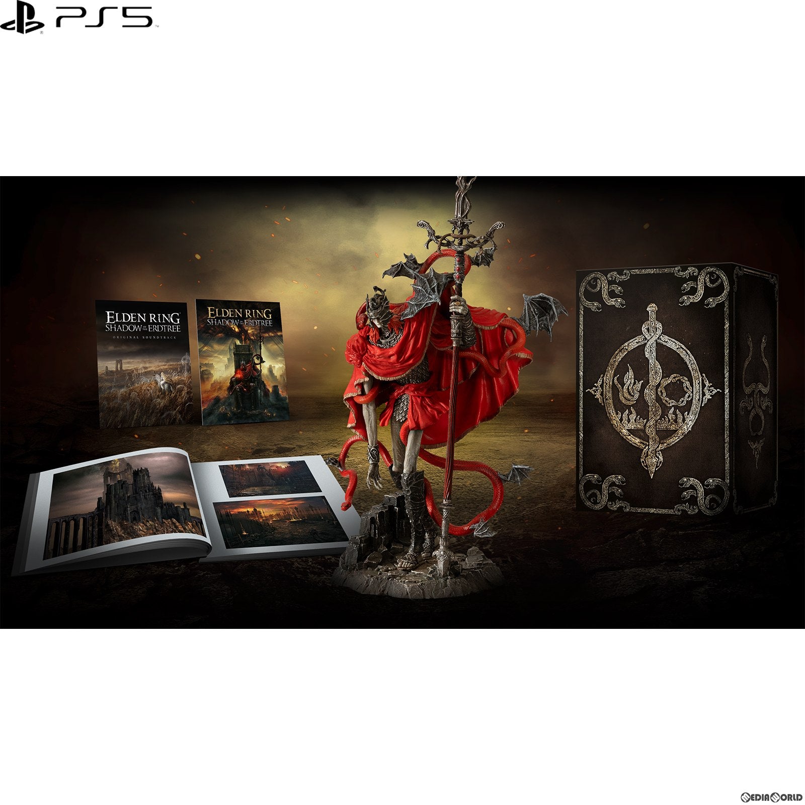 【新品即納】[PS5]数量限定特典付 ELDEN RING SHADOW OF THE ERDTREE EDITION(エルデンリング シャドウ オブ ジ エルドツリー エディション) コレクターズエディション(限定版)(DLCコード版) フロム・ソフトウェア (20240621)