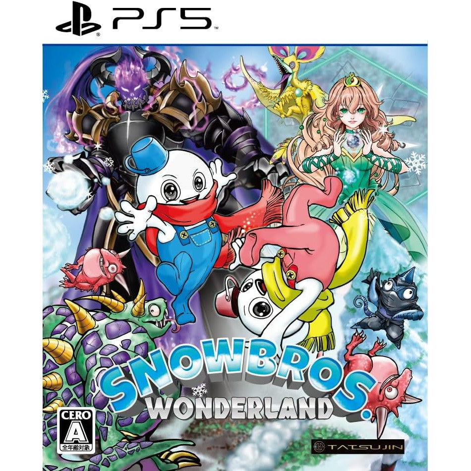 【新品】【お取り寄せ】[PS5] SNOW BROS. WONDERLAND(スノーブラザーズワンダーランド) 通常版 TATSUJIN(20241128)