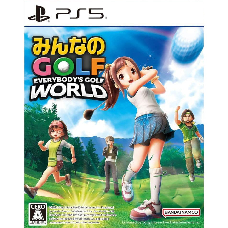 【新品即納】[PS5] PKG版限定予約特典＆早期購入特典付(オリジナルめじるしチャーム(スズキ)＆パックマン早期解放権) みんなのGOLF WORLD(ゴルフ ワールド) バンダイナムコエンターテインメント(20250904)