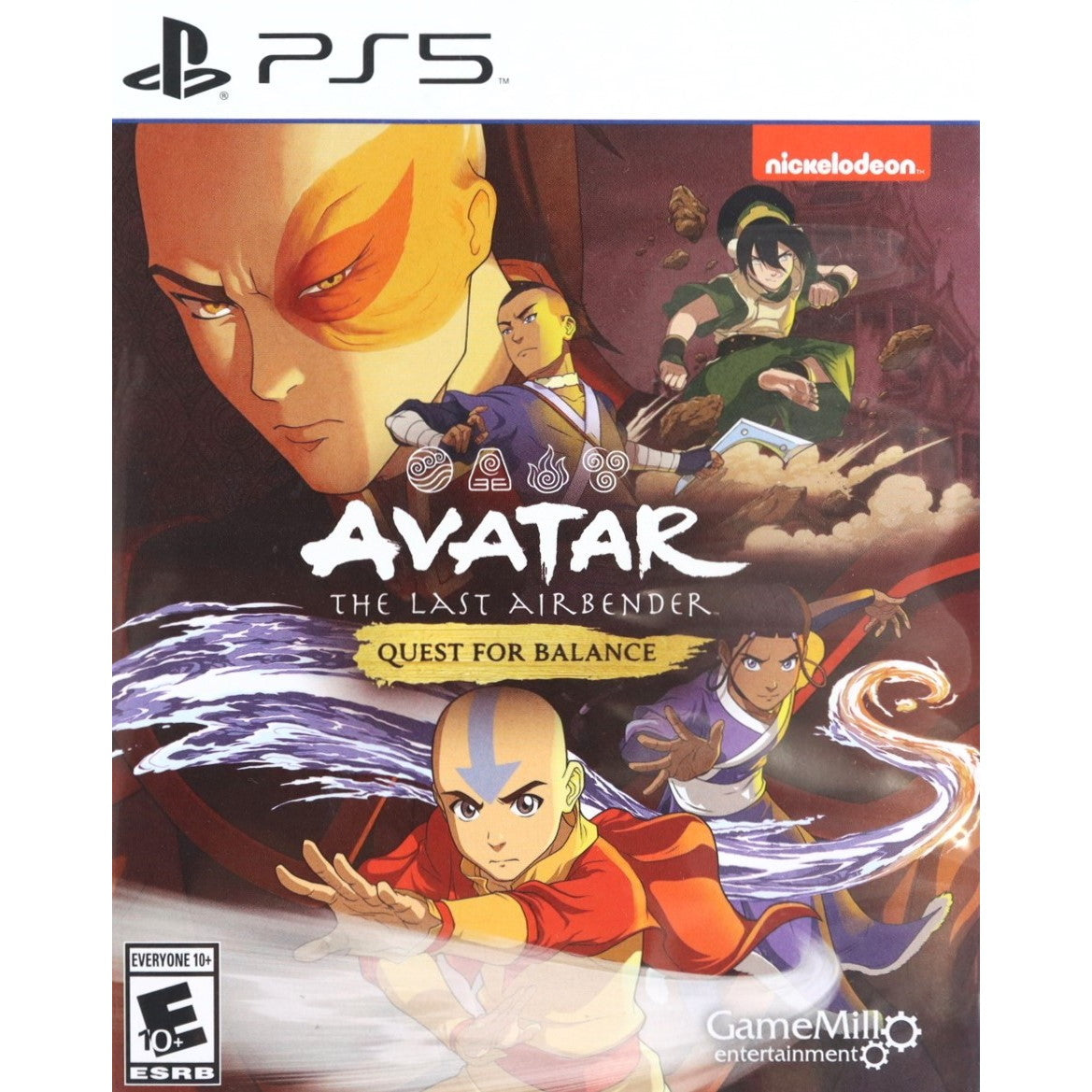 【中古即納】[PS5] Avatar the Last Airbender: Quest for Balance(アバター 伝説の少年 バランスの追求) 北米版 GameMill Entertainment(20230922)