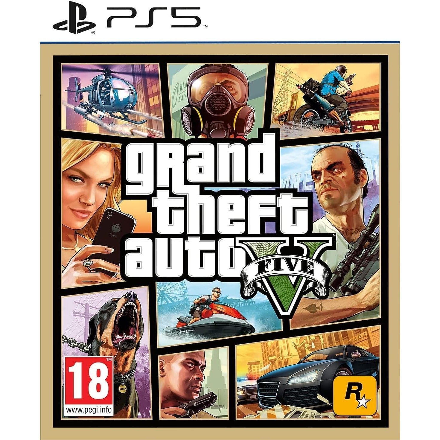 【中古即納】[お得品][表紙説明書なし][PS5] Grand Theft Auto V(グランド・セフト・オート5) EU版 Rockstar Games(PPSA-04263)(20220315)