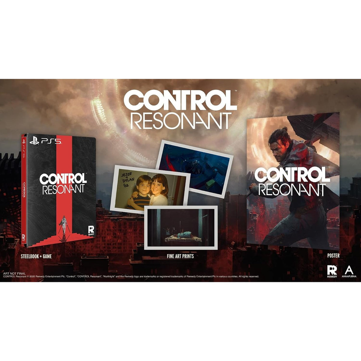 【新品即納】[PS5] CONTROL Resonant(コントロール レゾナント) スチールブック版(限定版) U&Iエンターテイメントジャパン(20261015)