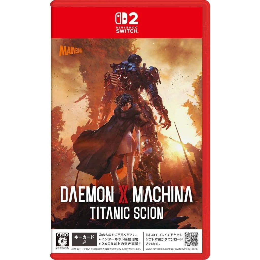 【中古即納】[お得品][表紙説明書なし][Switch2] DAEMON X MACHINA TITANIC SCION(デモンエクスマキナ タイタニックサイオン) マーベラス(20250905)