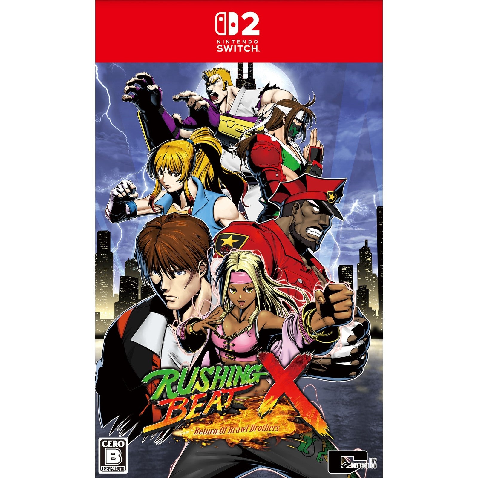 【予約前日出荷】[Switch2] RUSHING BEAT X: Return Of Brawl Brothers(ラッシングビートエックス:リターンオブブロウルブラザーズ) 通常版 シティコネクション(20260319)