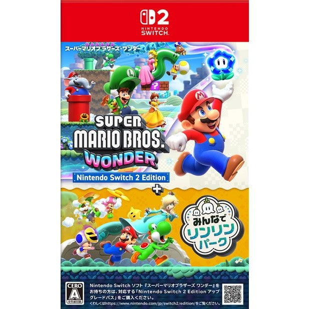 【中古即納】[Switch2] スーパーマリオブラザーズ ワンダー Nintendo Switch 2 Edition(ニンテンドースイッチ2 エディション) + みんなでリンリンパーク 任天堂(20260326)