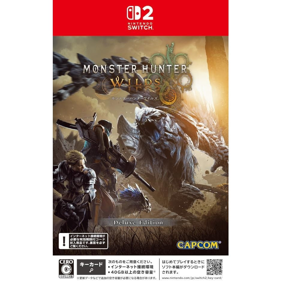 【予約前日出荷】[Switch2] 早期購入特典付 モンスターハンターワイルズ デラックスエディション カプコン(20261204)