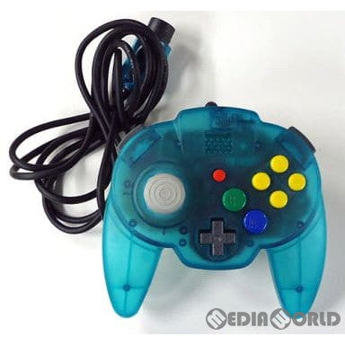 【中古即納】[ACC][N64] ホリパッドミニ64 オーシャンブルー 任天堂ライセンス商品 HORI(HN6-19)(19990805)