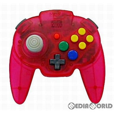 【動作確認済】ニンテンドー６４　ホリパッドミニ　トロピカルレッド　グリーン 任天堂64 コントローラー ホリパッドミニトロピカルレッド、グリーン