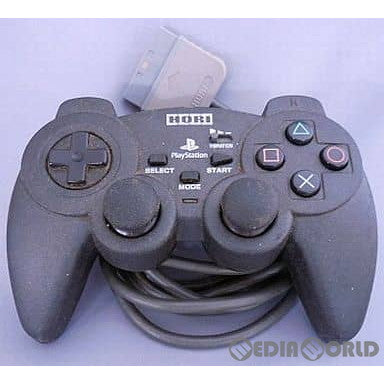 【中古即納】[ACC][PS] プレイステーション用 アナログ振動パッド ブラック ソニーライセンス商品 HORI(SLPH-00140)(19990318)
