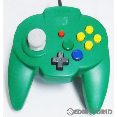 【中古即納】[ACC][N64] ニンテンドウ64用 ホリパッドミニ64 グリーン 任天堂ライセンス商品 HORI(HN6-12)(19990429)