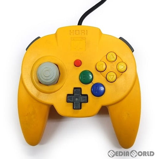 【中古即納】[ACC][N64] ホリパッドミニ64 イエロー 任天堂ライセンス商品 HORI(HN6-13)(19990429)
