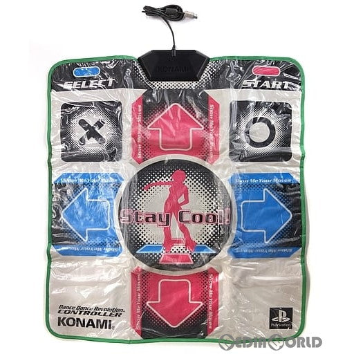 【中古即納】[お得品][表紙説明書なし][ACC][PS] プレイステーション専用 ダンスダンスレボリューション(Dance Dance Revolution) 専用コントローラー コナミ(RU017)(19990410)