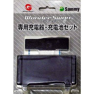 【中古即納】[ACC][WS] ワンダースワン専用充電器・充電池セット サミー(SWJ-005)(19990304)