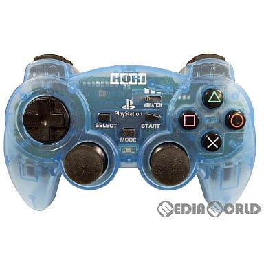 【中古即納】[ACC][PS] プレイステーション用 アナログ振動パッド クリアブルー ソニーライセンス商品 HORI(SLPH-00122)(19981217)