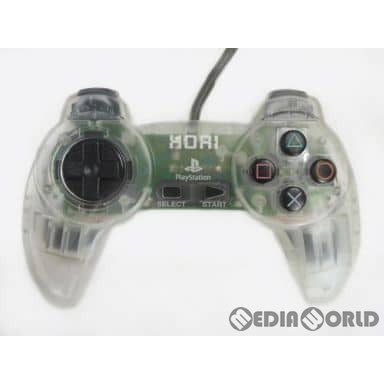 【中古即納】[ACC][PS] プレイステーション専用コントローラ デジタル振動パッド クリア ソニーライセンス商品 HORI(SLPH-00108/HPS-48)(19981126)
