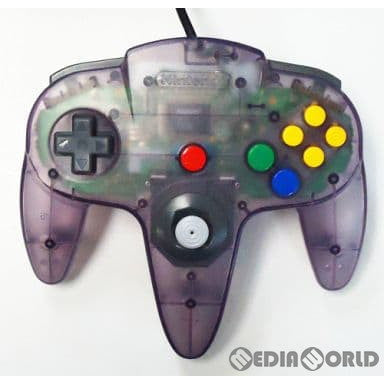 【中古即納】[ACC][N64] NINTENDO64(ニンテンドウ64) コントローラブロス クリアパープル 任天堂(NUS-A-CSP)(19980301)