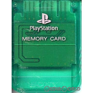 【中古即納】[ACC][PS] PlayStation(プレイステーション) メモリーカード エメラルド SCE(SCPH-1020GI)(19980226)