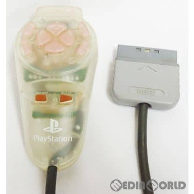 【中古即納】[ACC][PS] プレイステーション専用コントローラ グリップコントローラPS クリアピンク ソニーライセンス商品 HORI(SLPH-00056)(19971204)