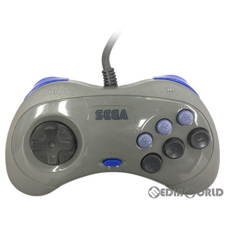 【中古即納】[お得品][表紙説明書なし][ACC][SS] セガサターン コントロールパッド グレー セガ(HSS-0101)(19941122)