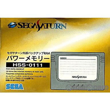 【中古即納】[お得品][表紙説明書なし][ACC][SS] セガサターン外部バックアップRAM パワーメモリー(グレー) セガ(HSS-0111)(19941122)