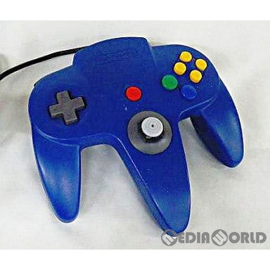 【中古即納】[ACC][N64] NINTENDO64(ニンテンドウ64) コントローラ ブロス(ブルー) 任天堂(NUS-005-CB)(19960623)