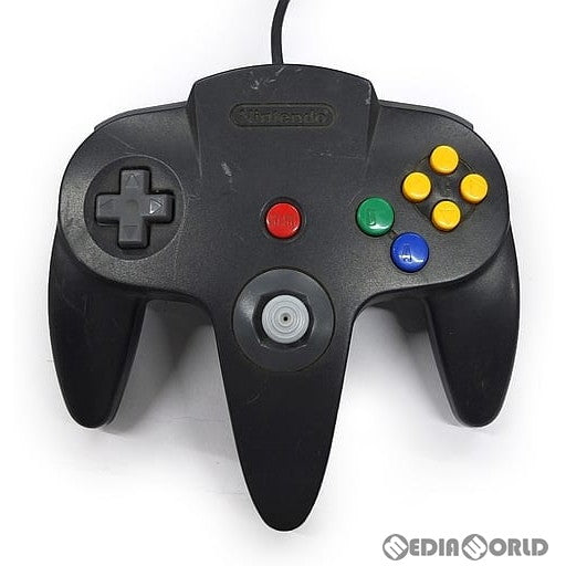 【中古即納】[ACC][N64] NINTENDO64(ニンテンドウ64) コントローラ ブロス(ブラック) 任天堂(NUS-005)(19960623)