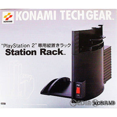 【中古即納】[ACC][PS2] PlayStation2専用縦置きラック KONAMI TECH GEAR Station Rack(テックギア ステーションラック) コナミ(RU027)(20001221)
