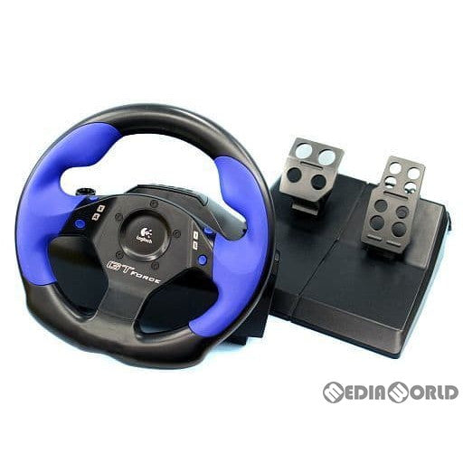 【中古即納】[お得品][表紙説明書なし][ACC][PS2] GT FORCE(GTフォース) フォースフィードバックステアリングコントローラ ロジクール(LPRC-10000)(20010428)