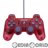 【中古即納】[ACC][PS] アナログコントローラ デュアルショック(DUALSHOCK) クリムゾン・レッド SCE(SCPH-110RQ)(20010823)