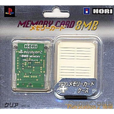 【中古即納】[ACC][PS2] メモリーカード8MB クリア ソニーライセンス商品 HORI(HP2-16)(20011108)